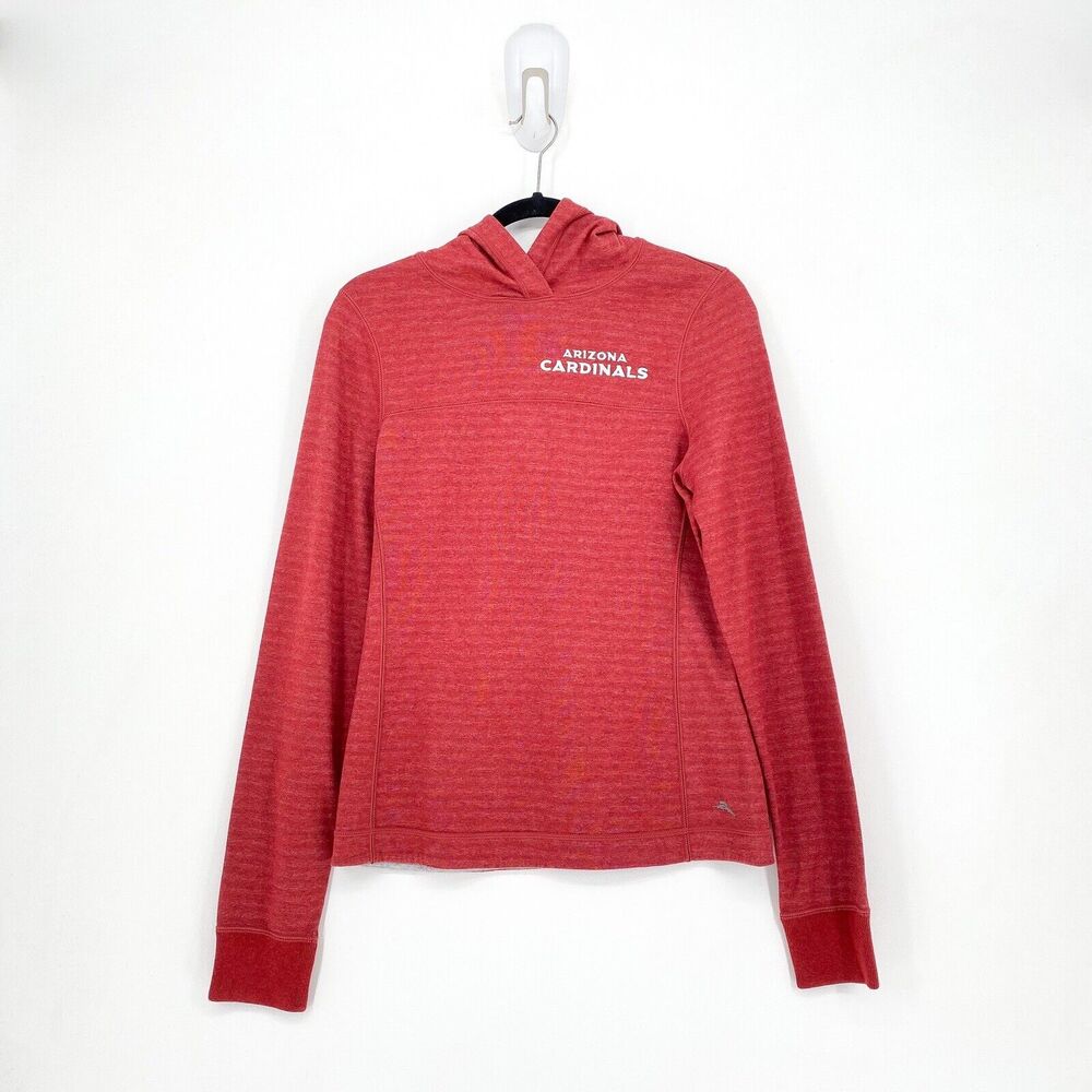 Tommy Bahama Women XS Arizona Cardinals Sweater Hooded Red Gray Reversible NEW
